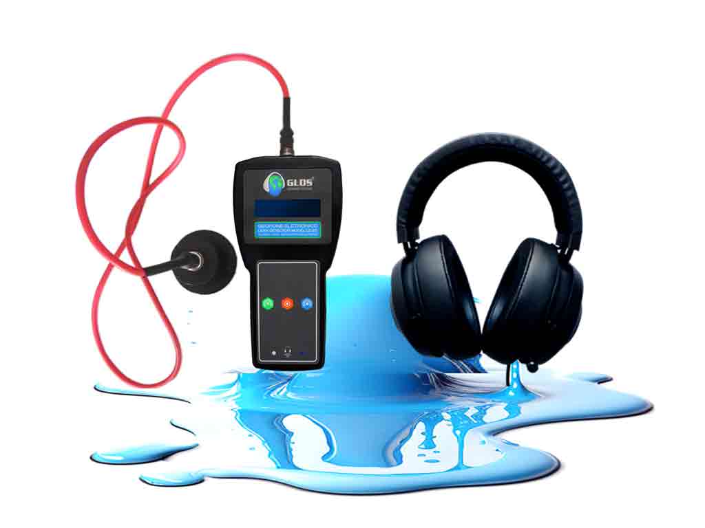 Equipamentos de detecção de vazamento com Geofone