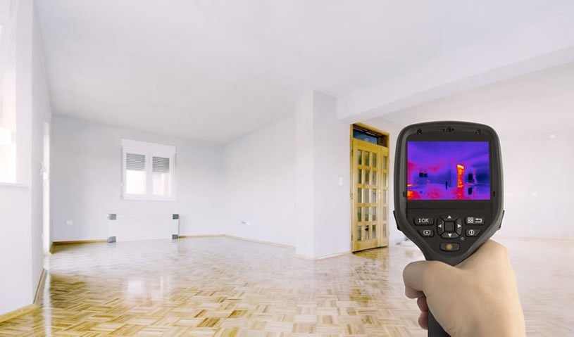 Detecção de vazamento com câmera termográfica apartamento São Paulo